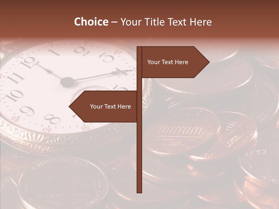 Finance Business Watch PowerPoint Template