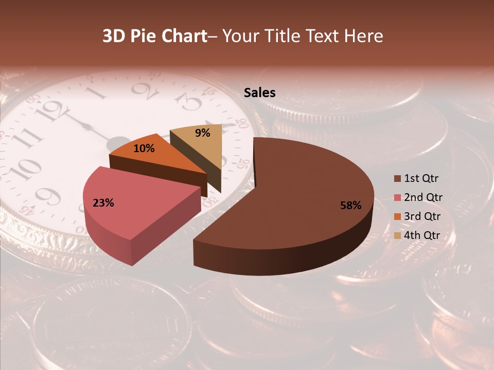 Finance Business Watch PowerPoint Template
