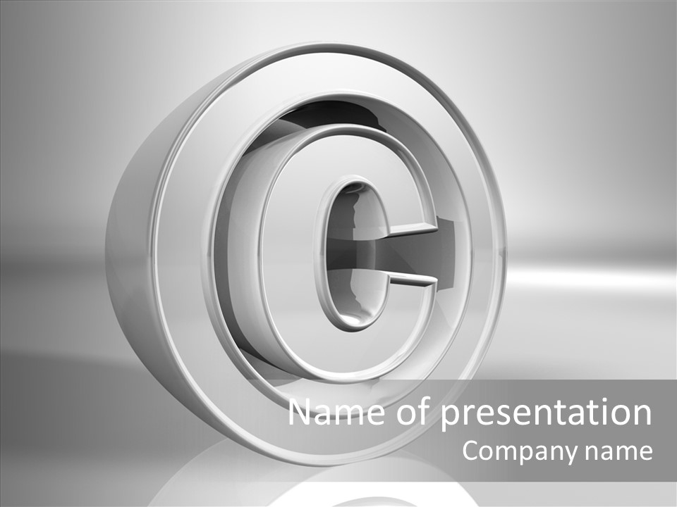 Safe Mark Trademark PowerPoint Template