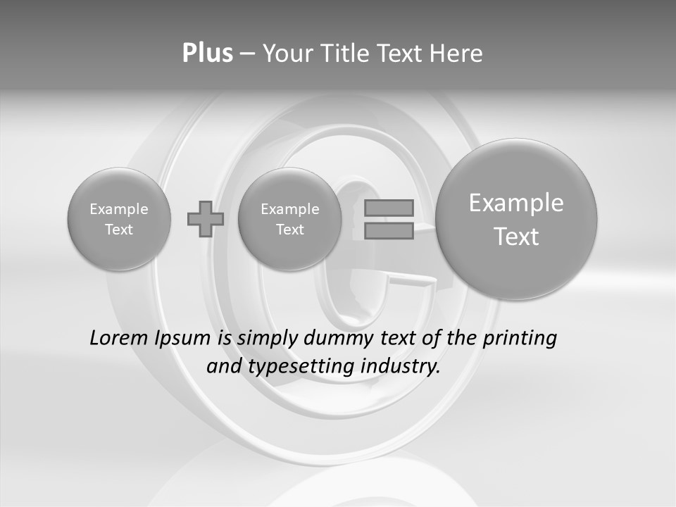 Safe Mark Trademark PowerPoint Template