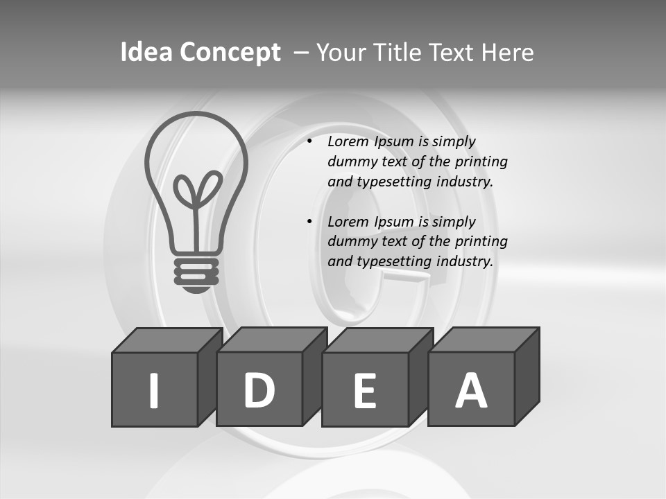 Safe Mark Trademark PowerPoint Template