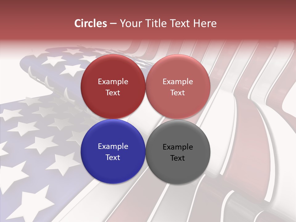 America White American PowerPoint Template