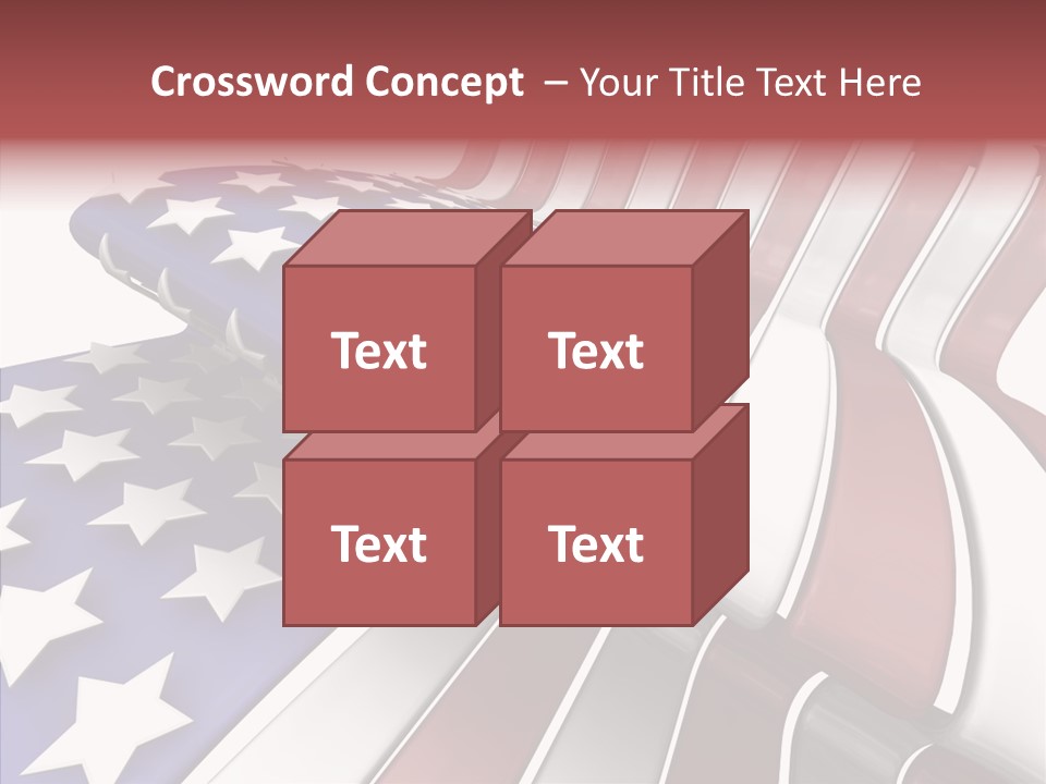 America White American PowerPoint Template