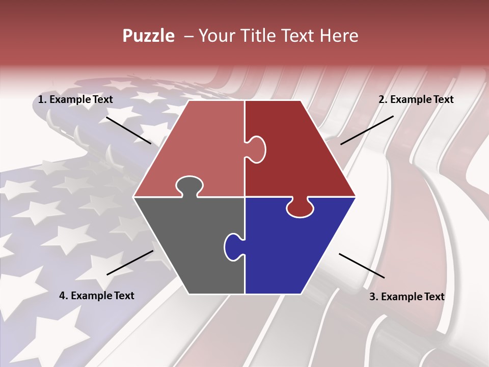 America White American PowerPoint Template