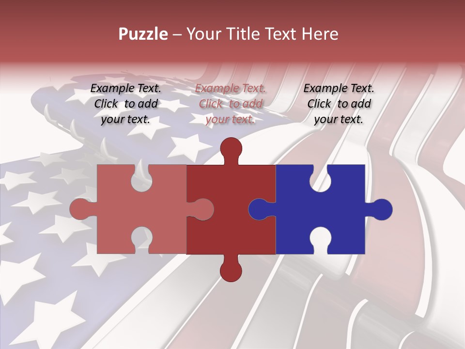 America White American PowerPoint Template