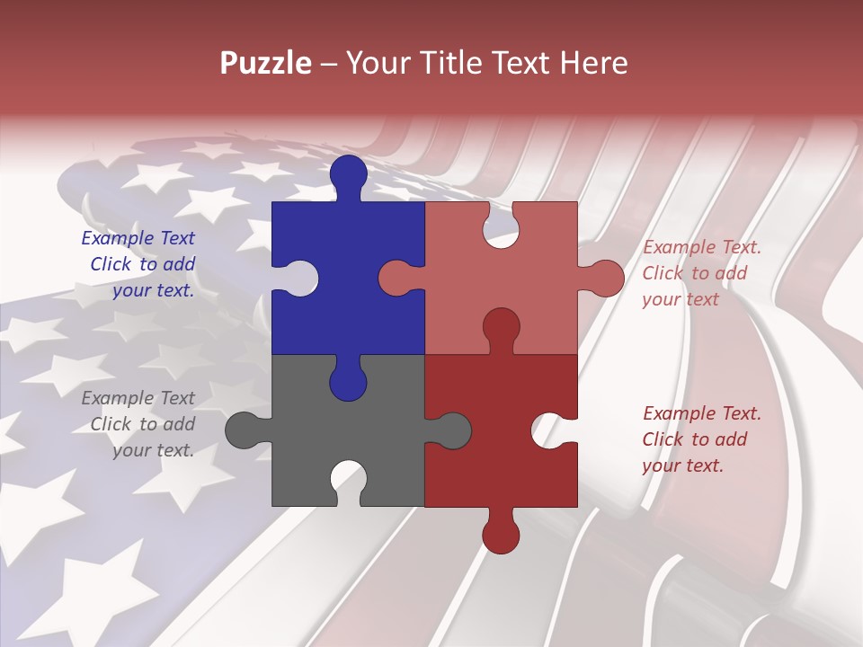America White American PowerPoint Template