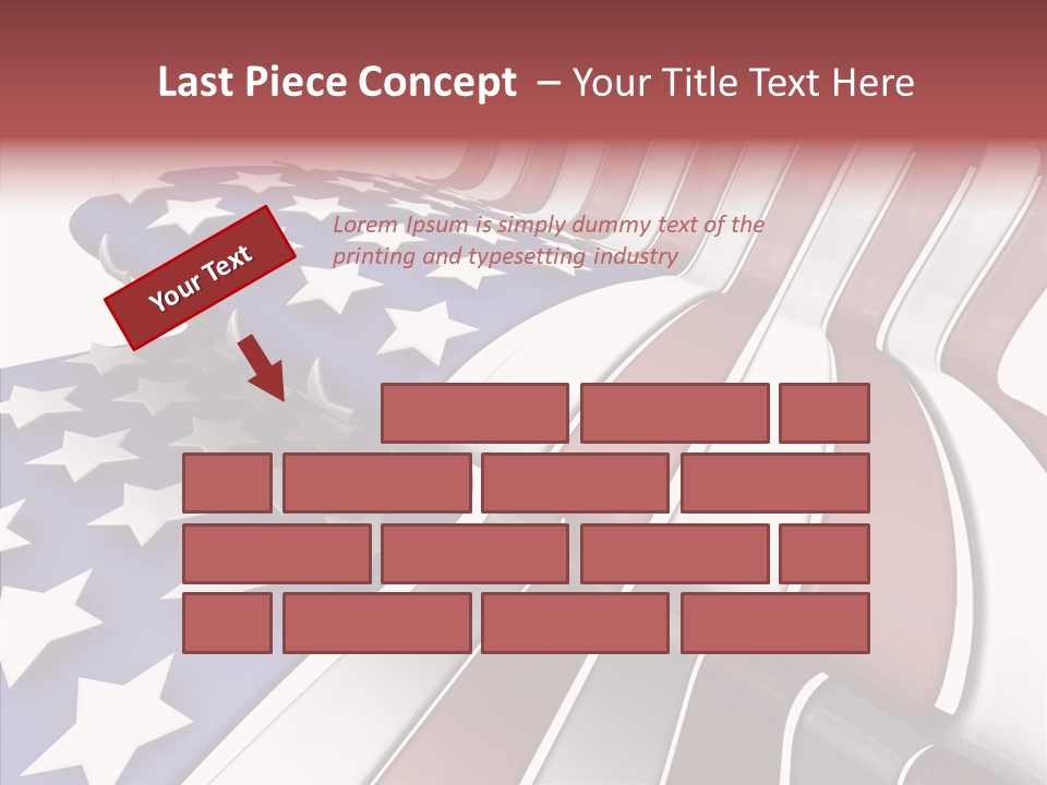 America White American PowerPoint Template