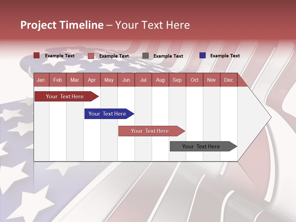 America White American PowerPoint Template