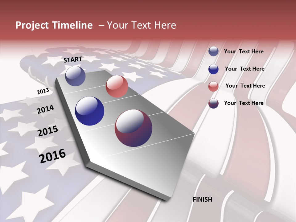 America White American PowerPoint Template