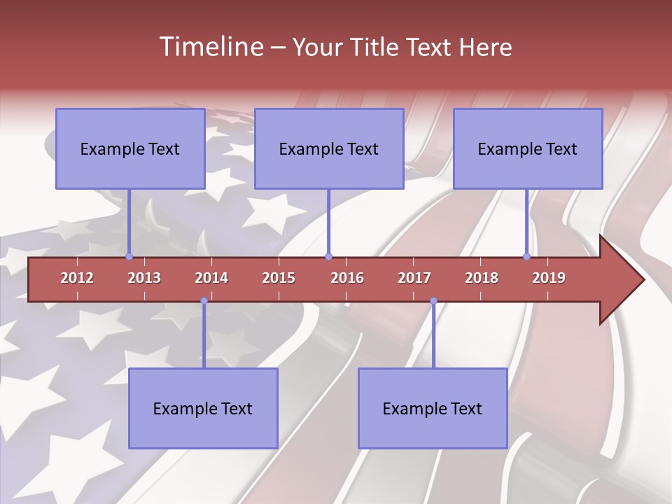 America White American PowerPoint Template