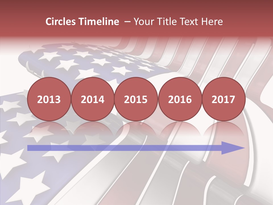 America White American PowerPoint Template