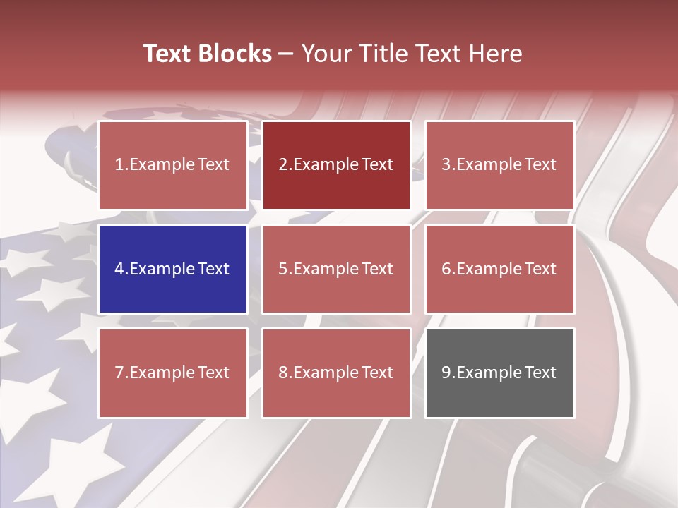 America White American PowerPoint Template