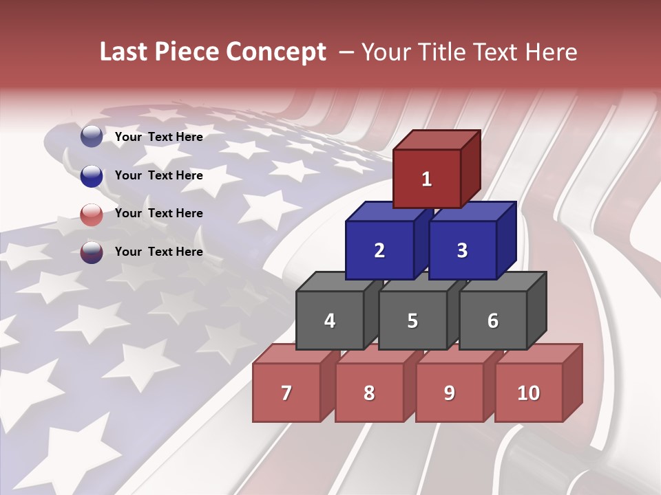 America White American PowerPoint Template