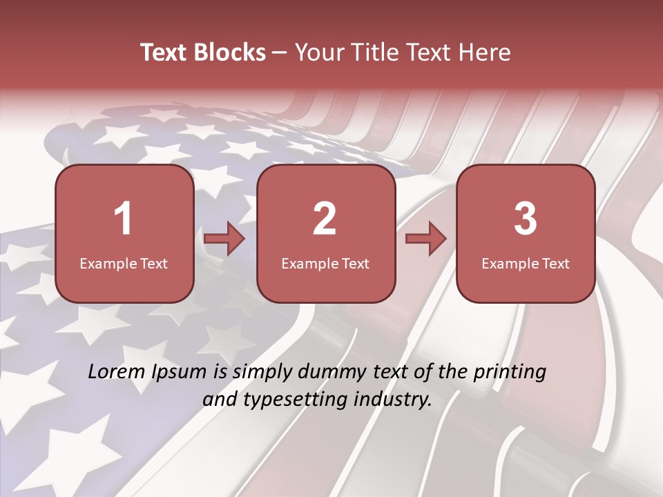 America White American PowerPoint Template