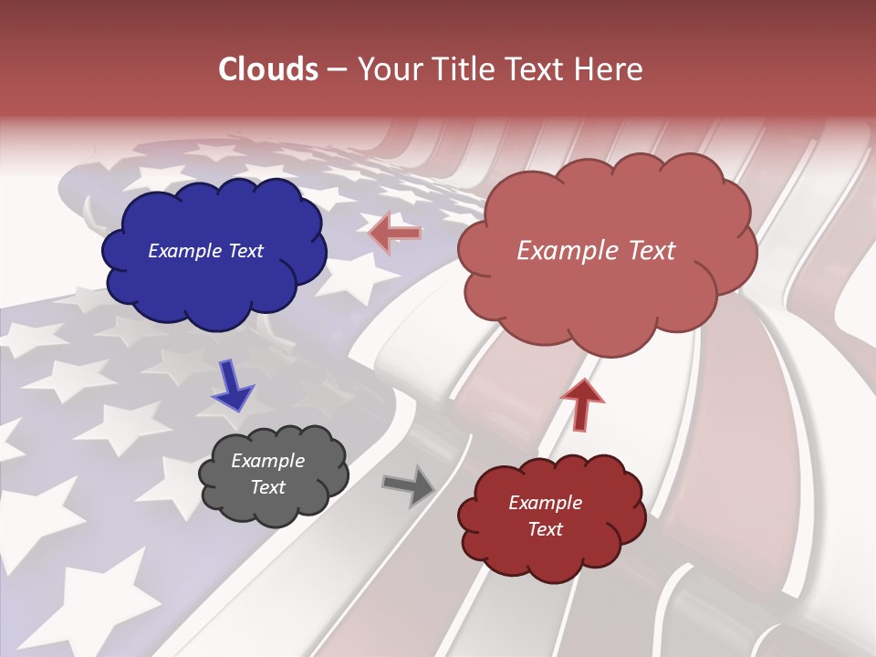 America White American PowerPoint Template