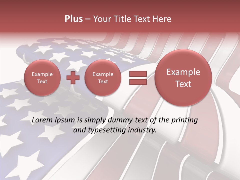 America White American PowerPoint Template