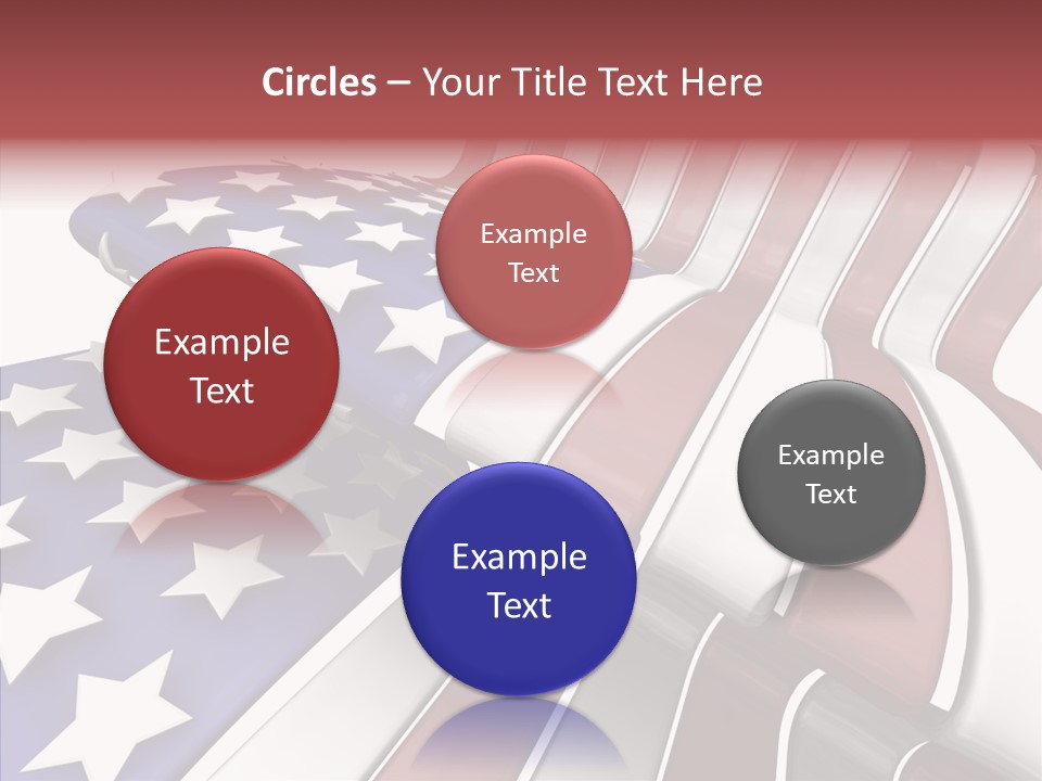 America White American PowerPoint Template