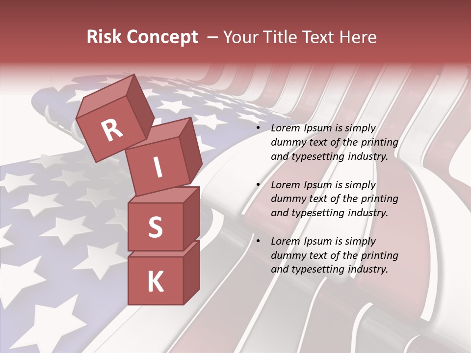 America White American PowerPoint Template