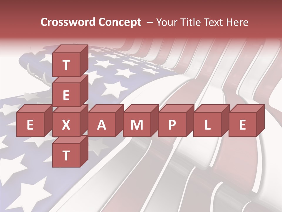 America White American PowerPoint Template