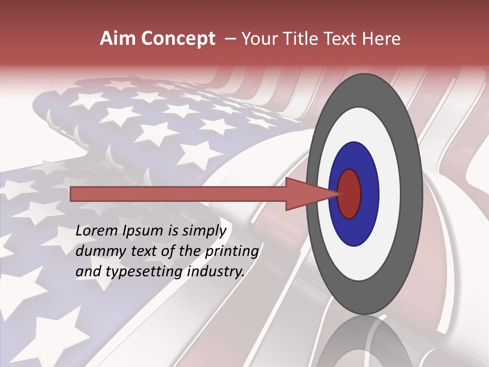 America White American PowerPoint Template