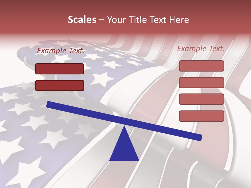 America White American PowerPoint Template