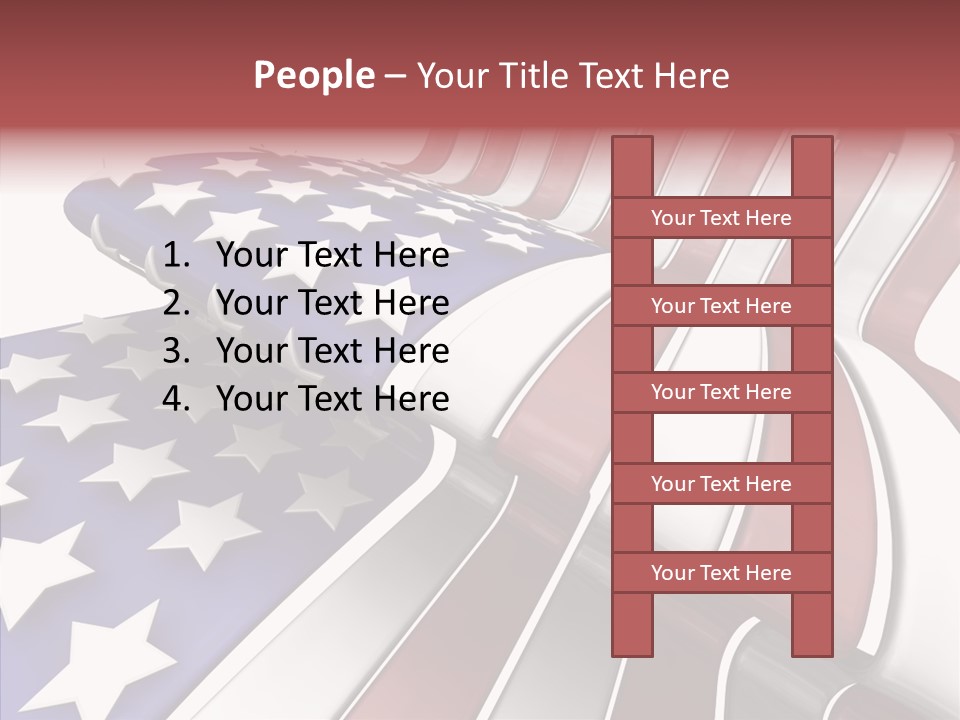 America White American PowerPoint Template