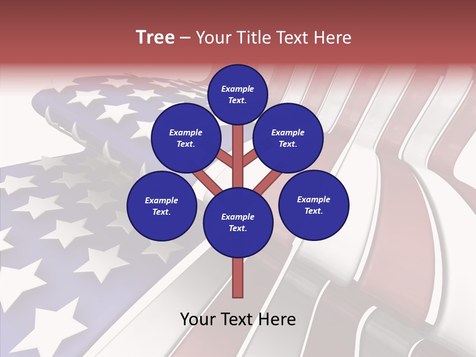 America White American PowerPoint Template