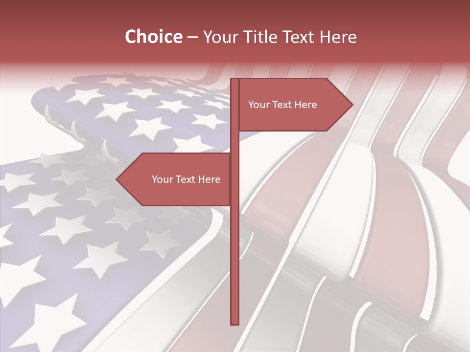 America White American PowerPoint Template