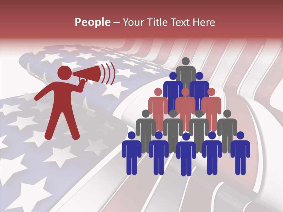 America White American PowerPoint Template