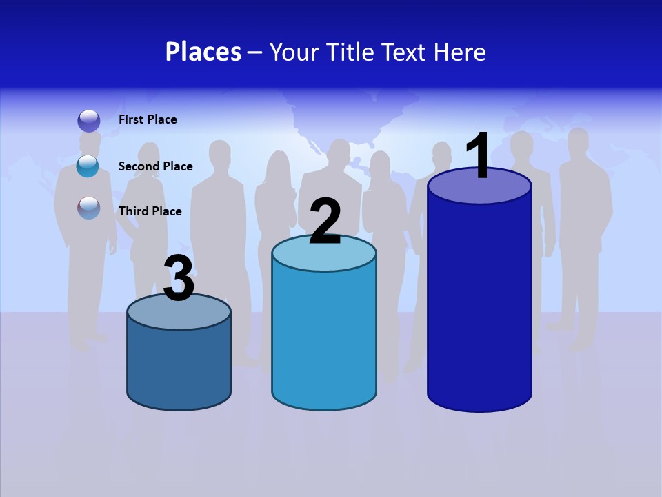 Crowd Tie Dress PowerPoint Template