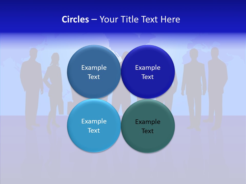 Crowd Tie Dress PowerPoint Template