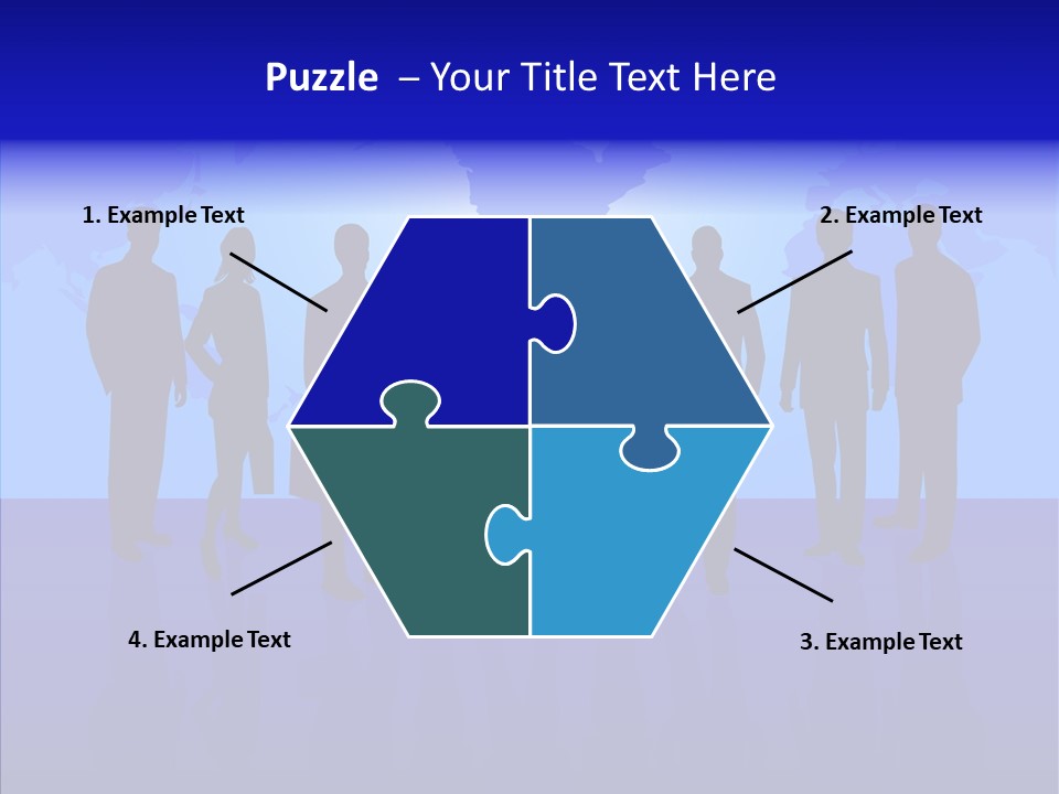 Crowd Tie Dress PowerPoint Template