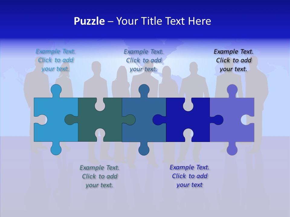 Crowd Tie Dress PowerPoint Template