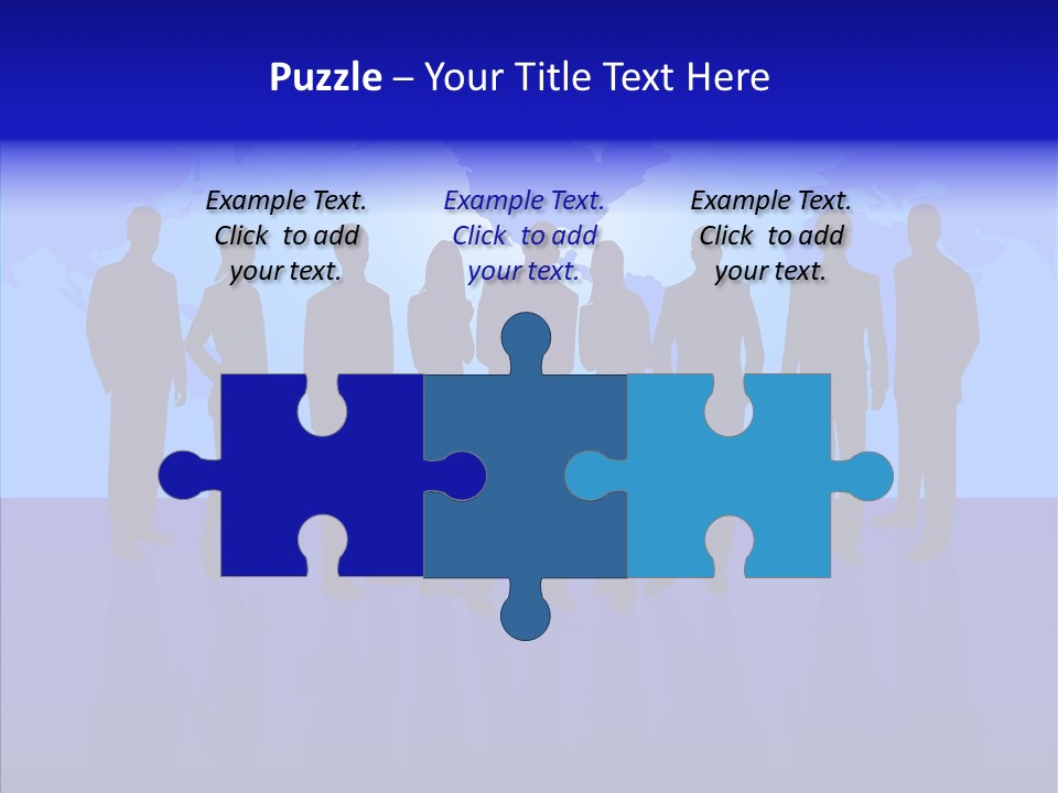 Crowd Tie Dress PowerPoint Template