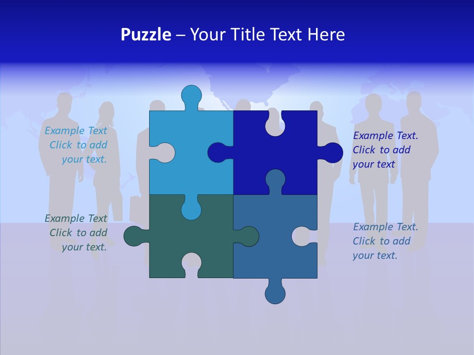 Crowd Tie Dress PowerPoint Template