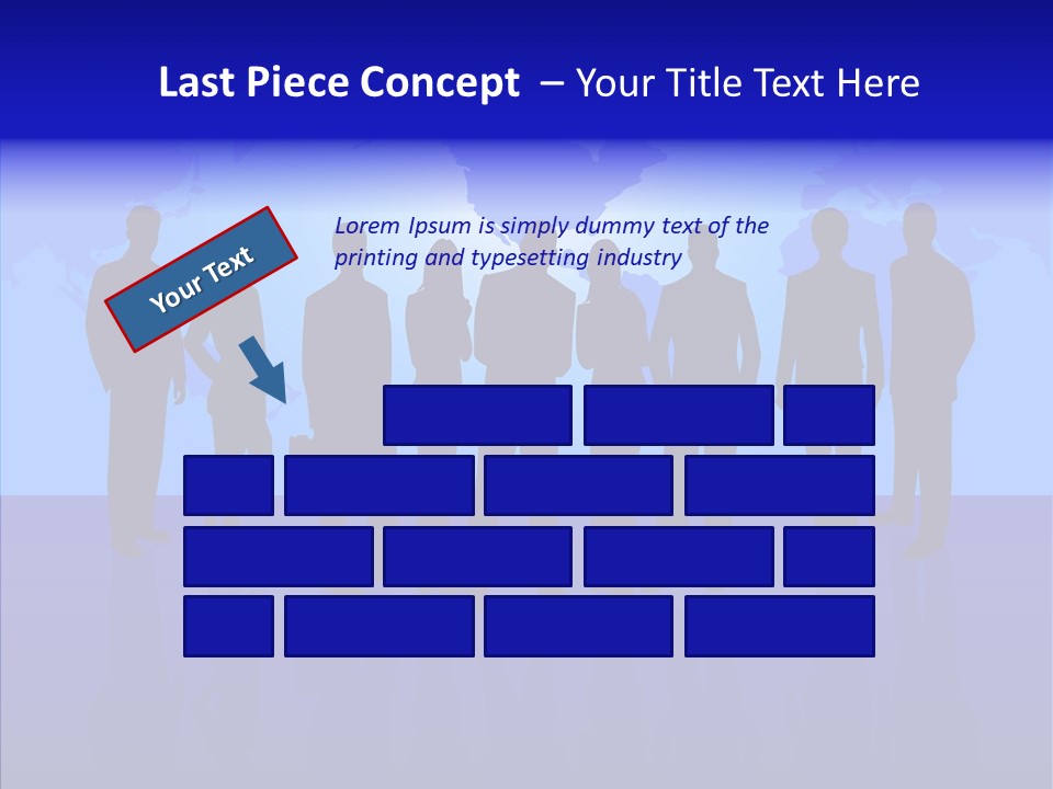 Crowd Tie Dress PowerPoint Template