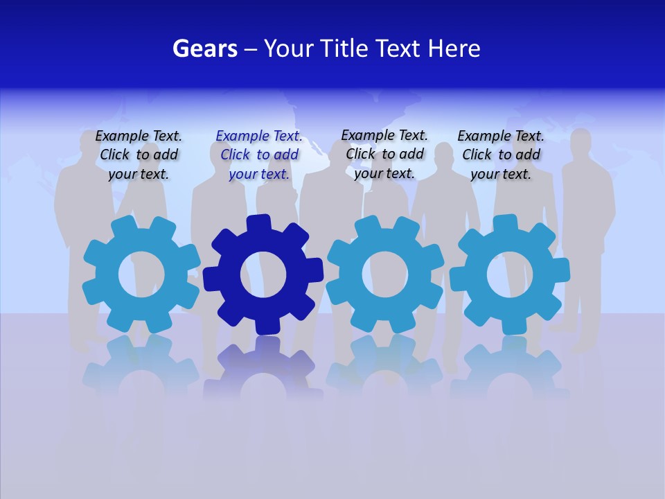 Crowd Tie Dress PowerPoint Template