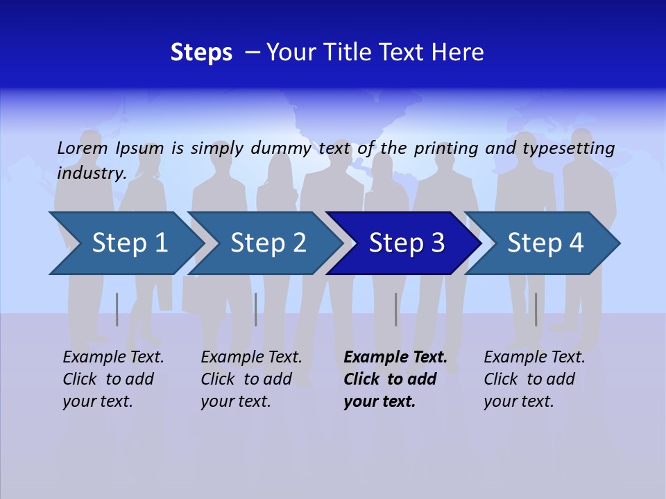 Crowd Tie Dress PowerPoint Template