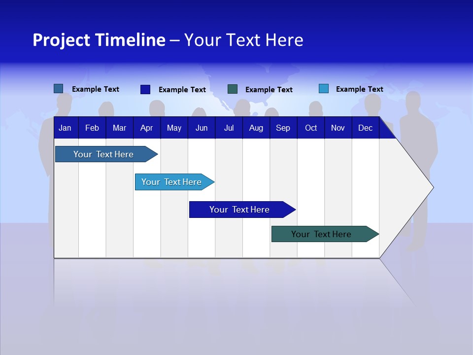 Crowd Tie Dress PowerPoint Template