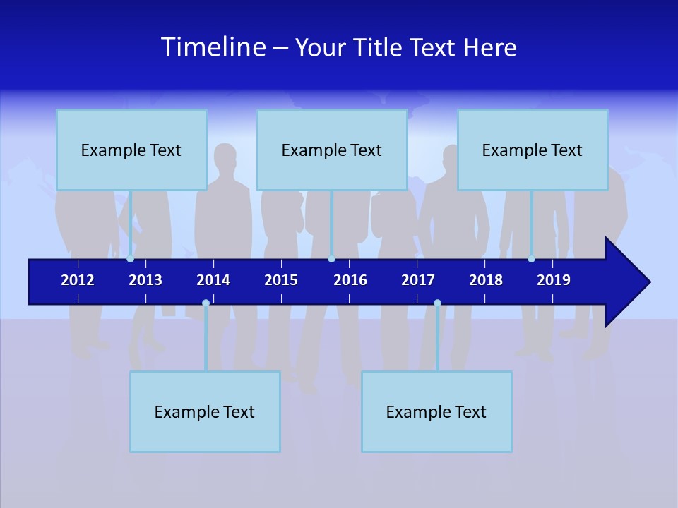 Crowd Tie Dress PowerPoint Template