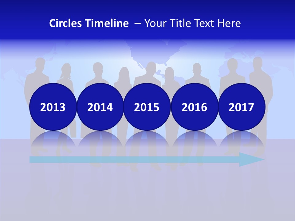 Crowd Tie Dress PowerPoint Template