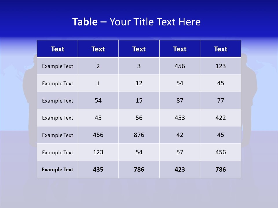 Crowd Tie Dress PowerPoint Template