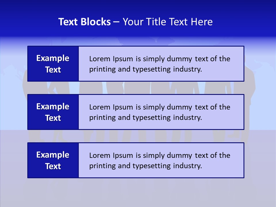 Crowd Tie Dress PowerPoint Template