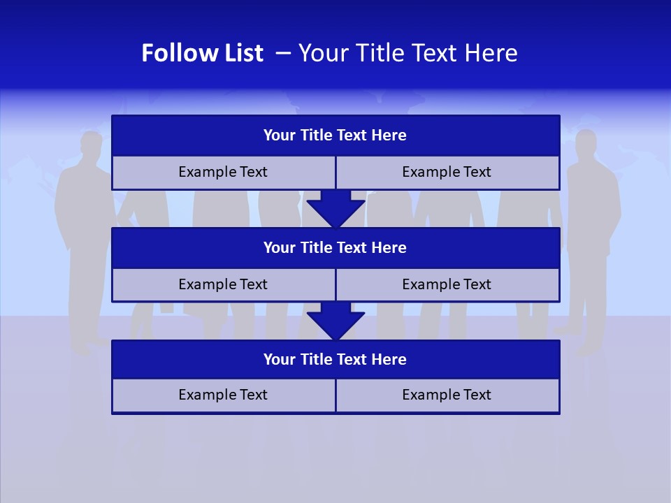 Crowd Tie Dress PowerPoint Template