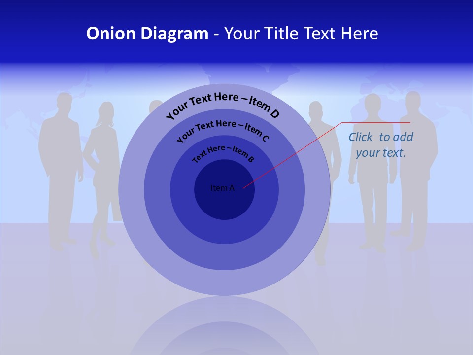 Crowd Tie Dress PowerPoint Template