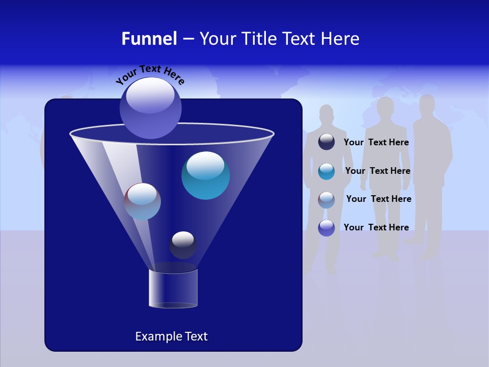 Crowd Tie Dress PowerPoint Template