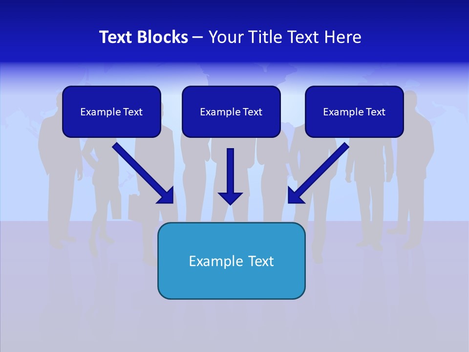 Crowd Tie Dress PowerPoint Template