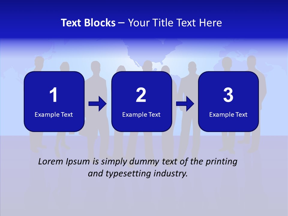 Crowd Tie Dress PowerPoint Template