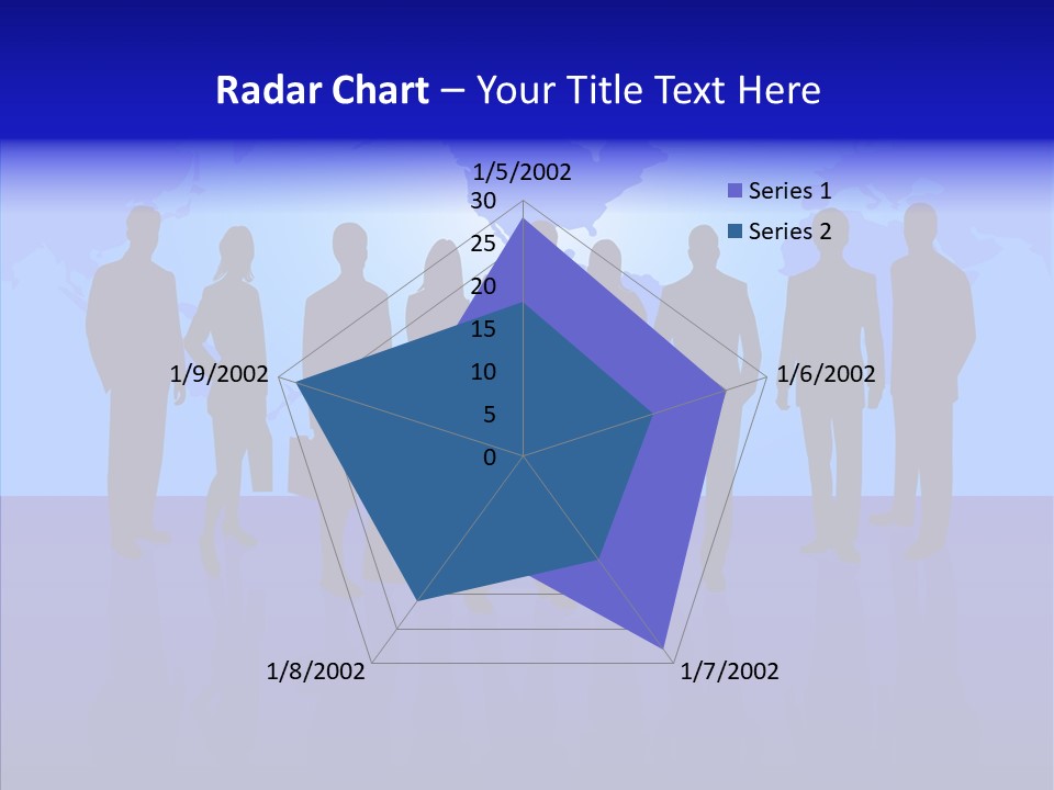 Crowd Tie Dress PowerPoint Template