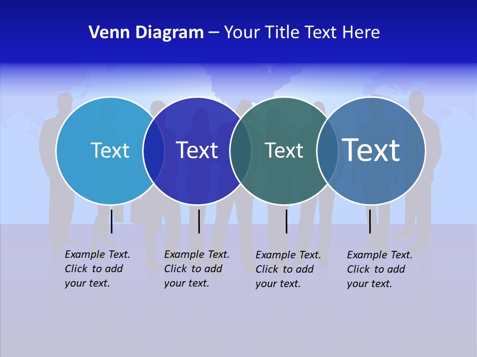 Crowd Tie Dress PowerPoint Template